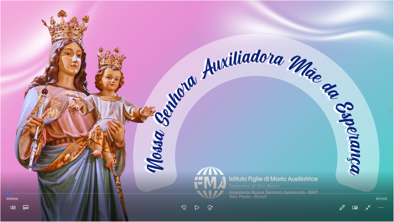 Comunidades educativas da BAP se unem para homenagear Nossa Senhora Auxiliadora