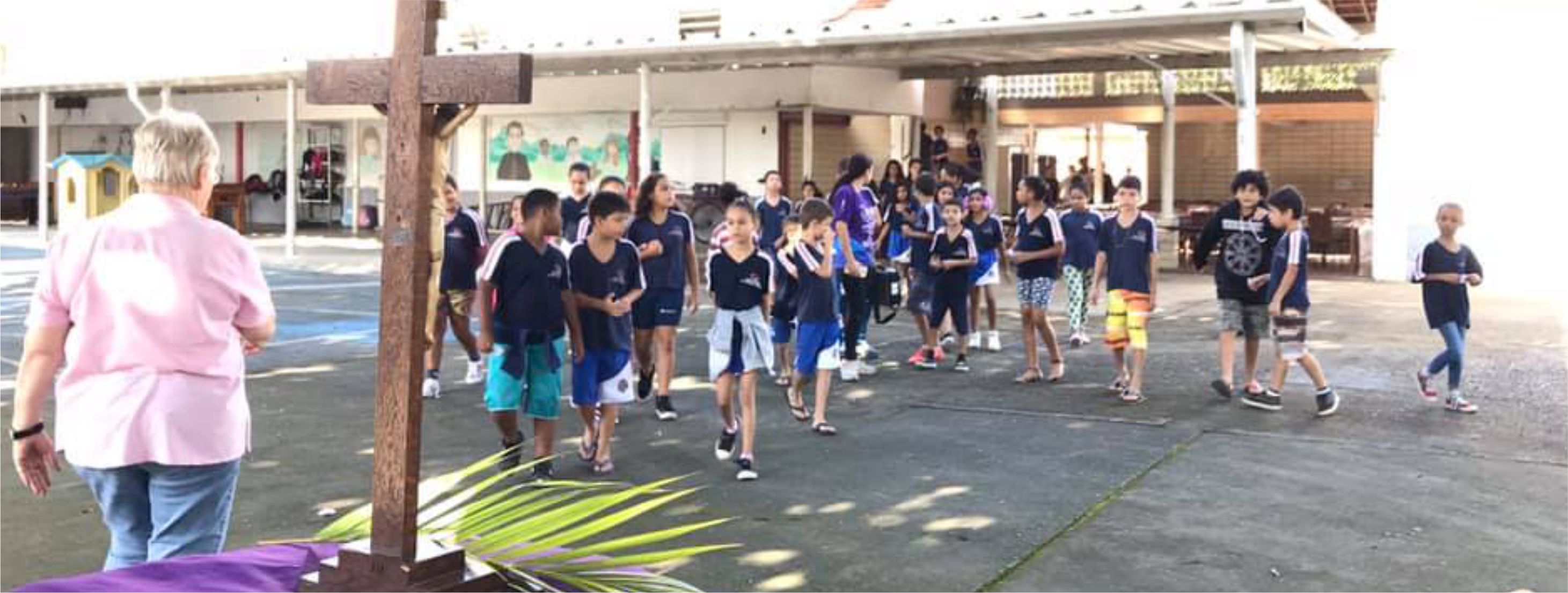 Educandos da Casa do Puríssimo Coração de Maria comemoraram a Ressurreição de Cristo