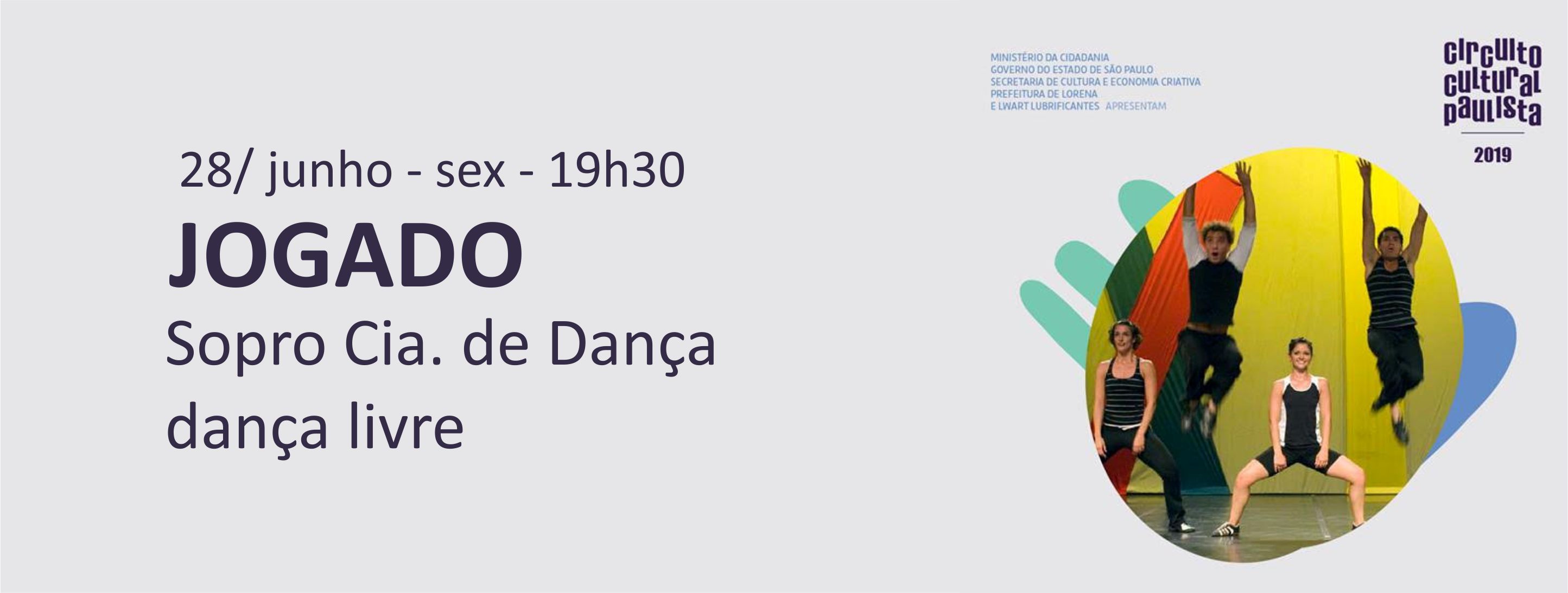 Grupo de dança apresenta espetáculo inspirado em jogos e esportes.