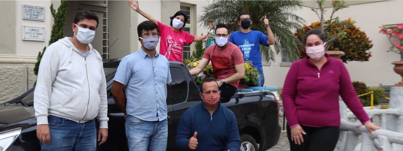 Mês de Maio 2020: distanciamento não impede homenagens a Nossa Senhora Auxiliadora na primeira Casa FMA do Brasil