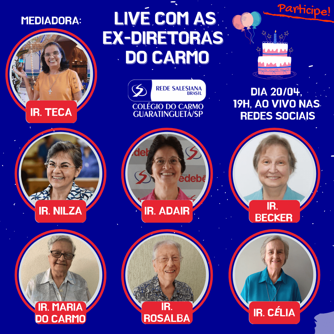 Colégio do Carmo e Rádio Carmo realizam lives especiais de aniversário