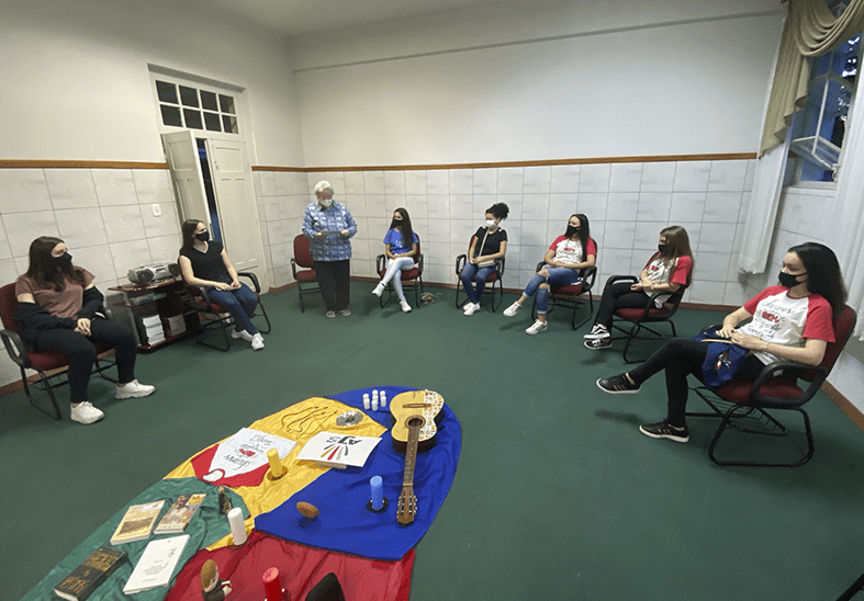 Novos coordenadores e articuladores da AJS realizam seu Rito de Passagem