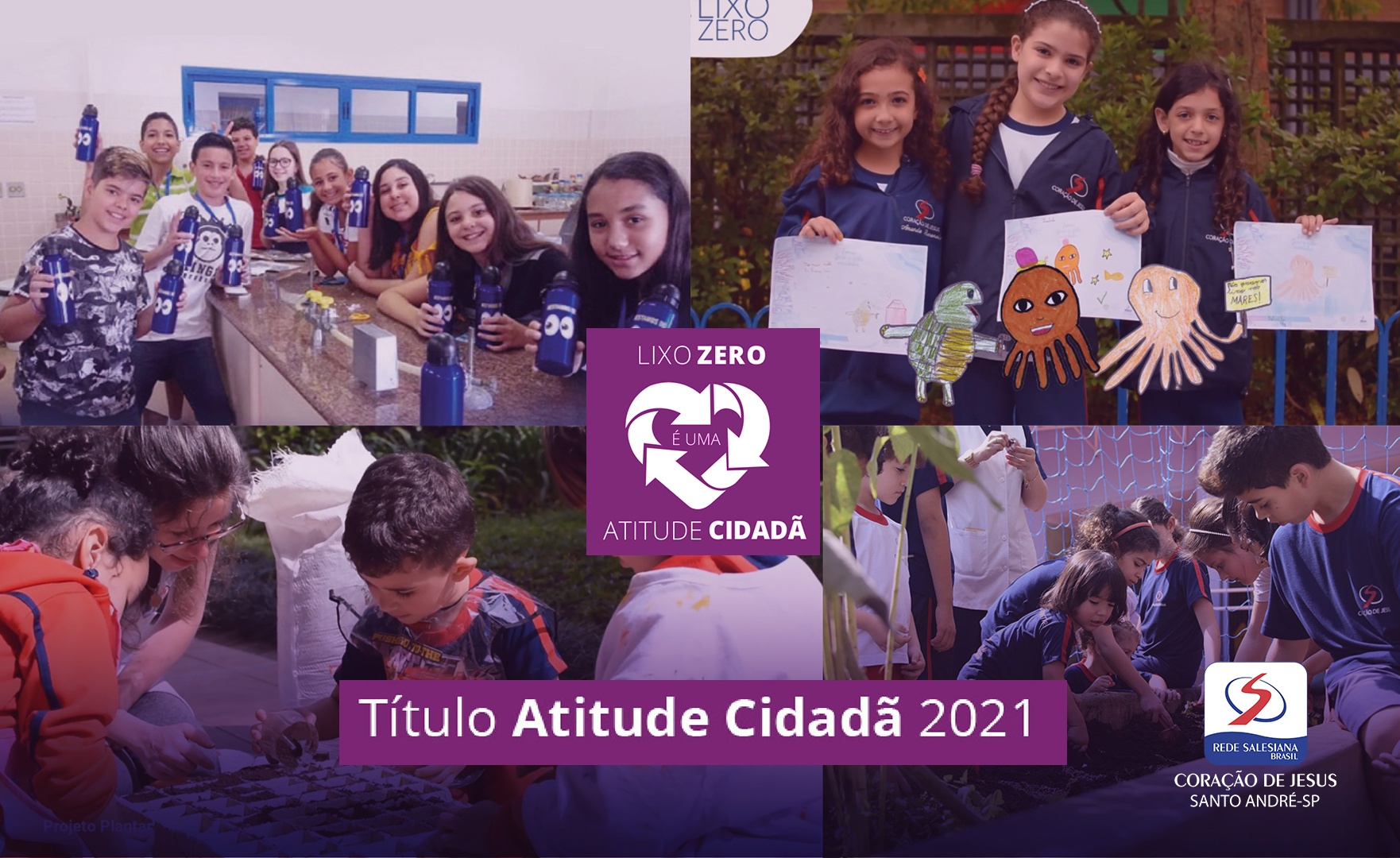 Instituto Coração de Jesus é uma das instituições reconhecidas com o Prêmio Atitude Cidadã